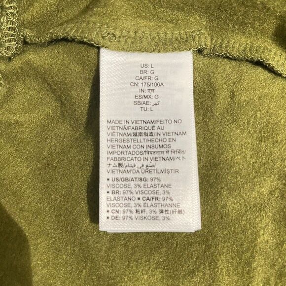 Daily Ritual Women L Romper Jumpsuit Green Olive Supersoft Sleeveless - Picture 7 of 8